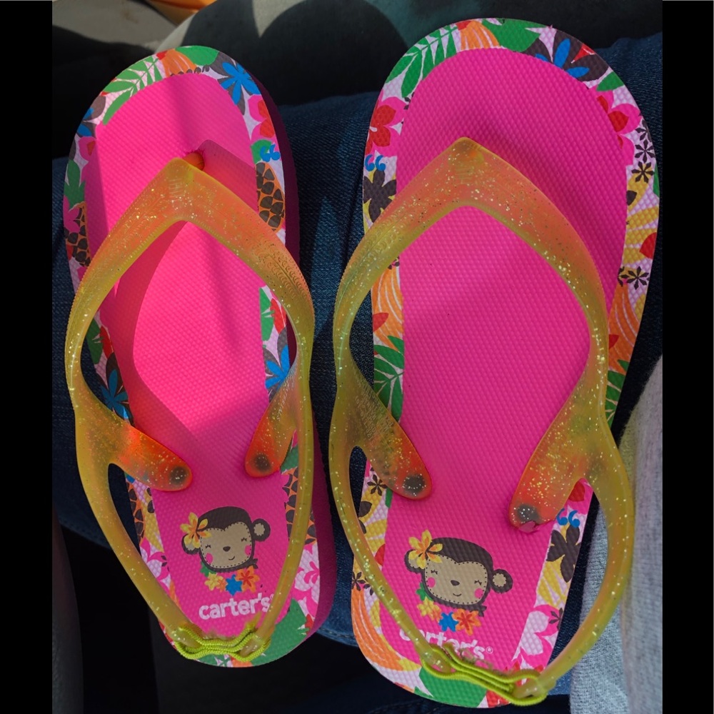 Carter’s Toddlers Girl Flip Flops L (9-10)